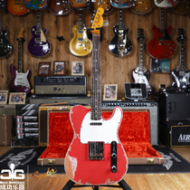 (sold for display) Fender22 HR Finda CS60 TELE Carnival Red Alone Produced Electric Guitar