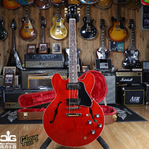 GIBSON Gibson 2021 ES-335 cherry red meinatal jazz semi-hollow electric guitar