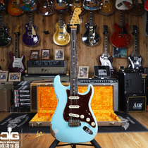 Funder Finda 2022Customshop1962 CS62 Daphne Blue Triple Single ST Beauty Electric Guitar