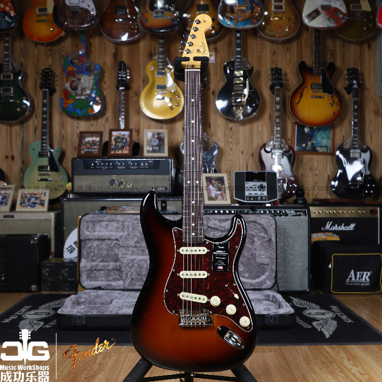 Fender Finda Beauty Special Generation Rose Wood Sunset Color Triple Single Pickup ST Beauty Electric Guitar-Taobao