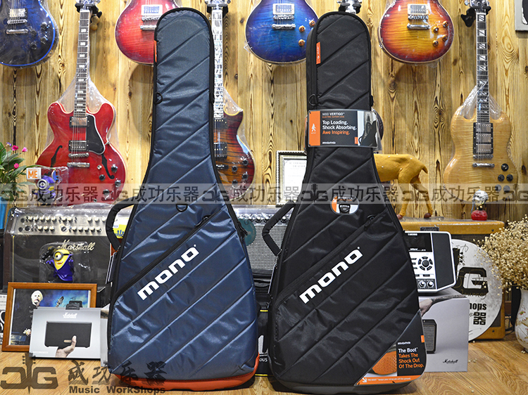 MONO Guitar Bag Double Shoulder Thickened Folk Ballad Guitar Bag Electric Guitar Bag Bass Bag Classical Violin Bag