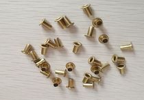 Copper eyelet hollow rivets Copper eyelet button rivets Through-hole rivets Single tube Air eye rivets M2 5X2 5-8