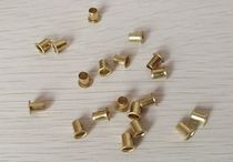 Copper eyelet hollow rivets Copper eyelet button rivets through-hole rivets single-tube gas eye rivets M2X3 4 5-10
