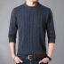 Hengyuanxiang chính thức giảm giá cửa hàng thương hiệu nam 100% len nguyên chất áo len nam áo len dài tay nam - Áo len sweater nam Áo len