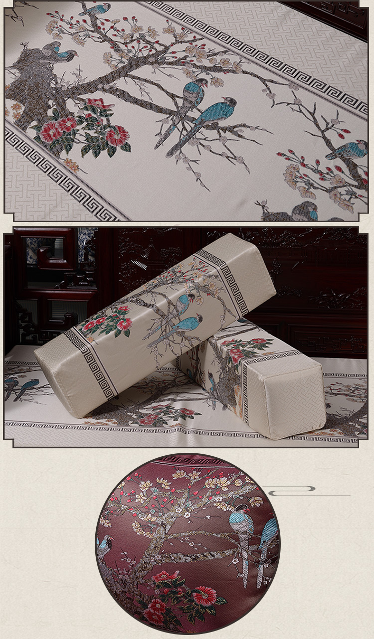 Ghế sofa gỗ gụ Qiangong Phường bọc ghế đệm gỗ nội thất chắc chắn với tựa lưng kết hợp bộ bốn mùa chống trượt có thể tháo rời và có thể giặt tấm trải ghế sofa