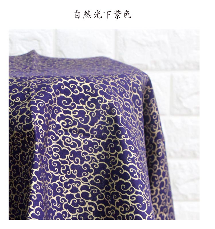 Xiangyun mẫu quần áo cotton bronzing thủ công DIY vải rộng 110CM quý bán vải họa tiết