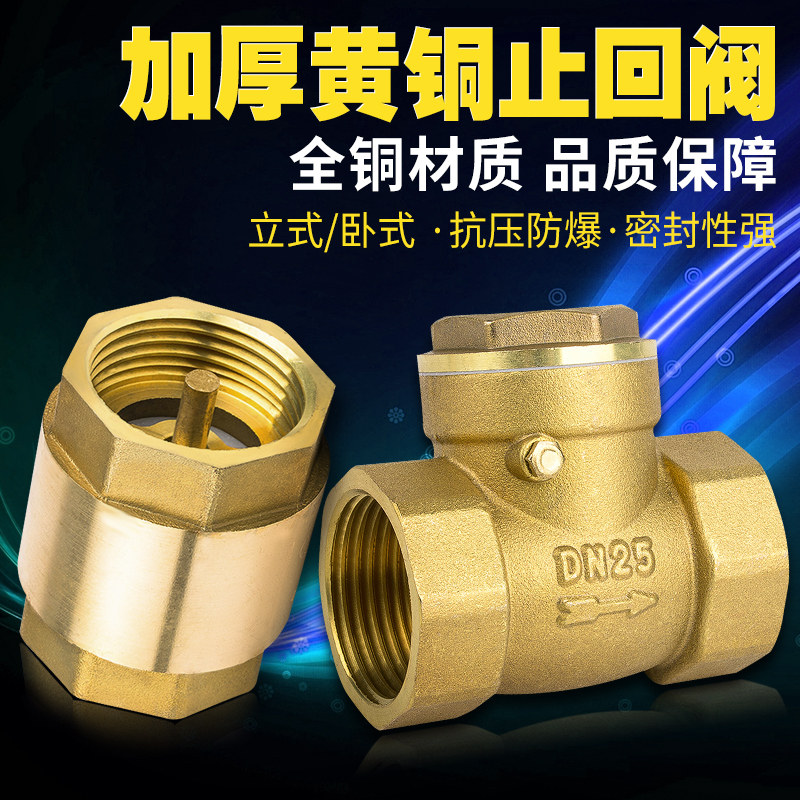 Horizontal check valve Copper check valve check valve 4 points 6 points 1 inch DN50 65 80 100