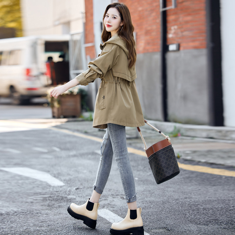 Windsuit Women Short 2022 Fall new women's clothing Spring and autumn jacket This year popular small sub-autumn clothes great clothes damp