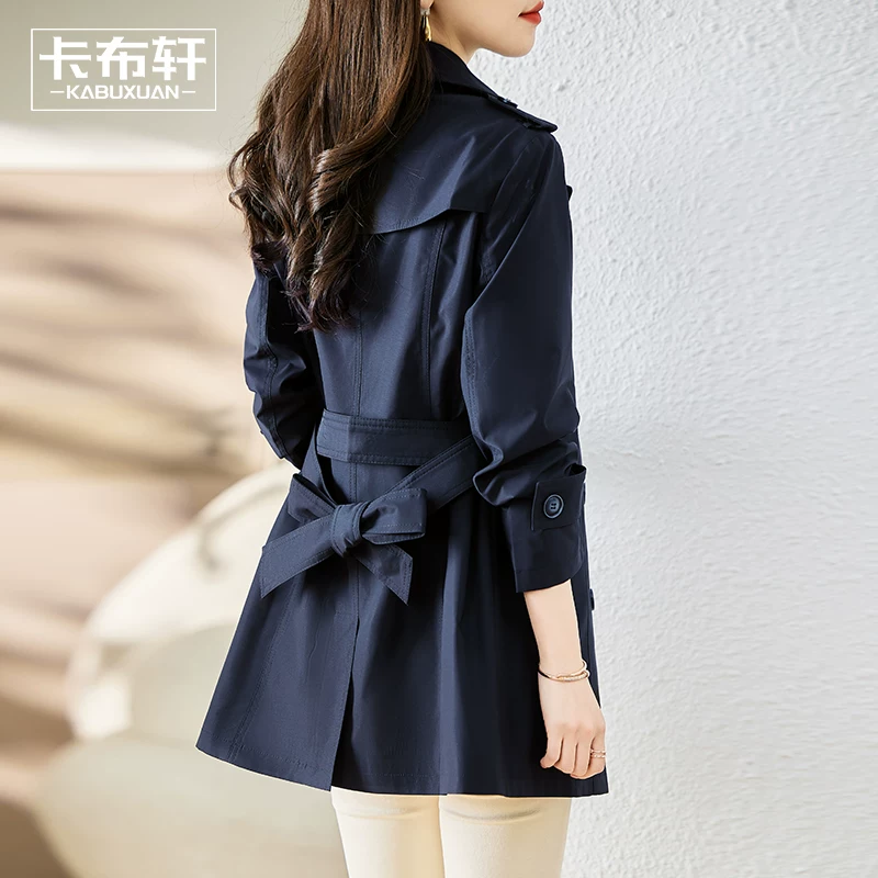 Trench coat, spring jacket, for teenagers, mid-length