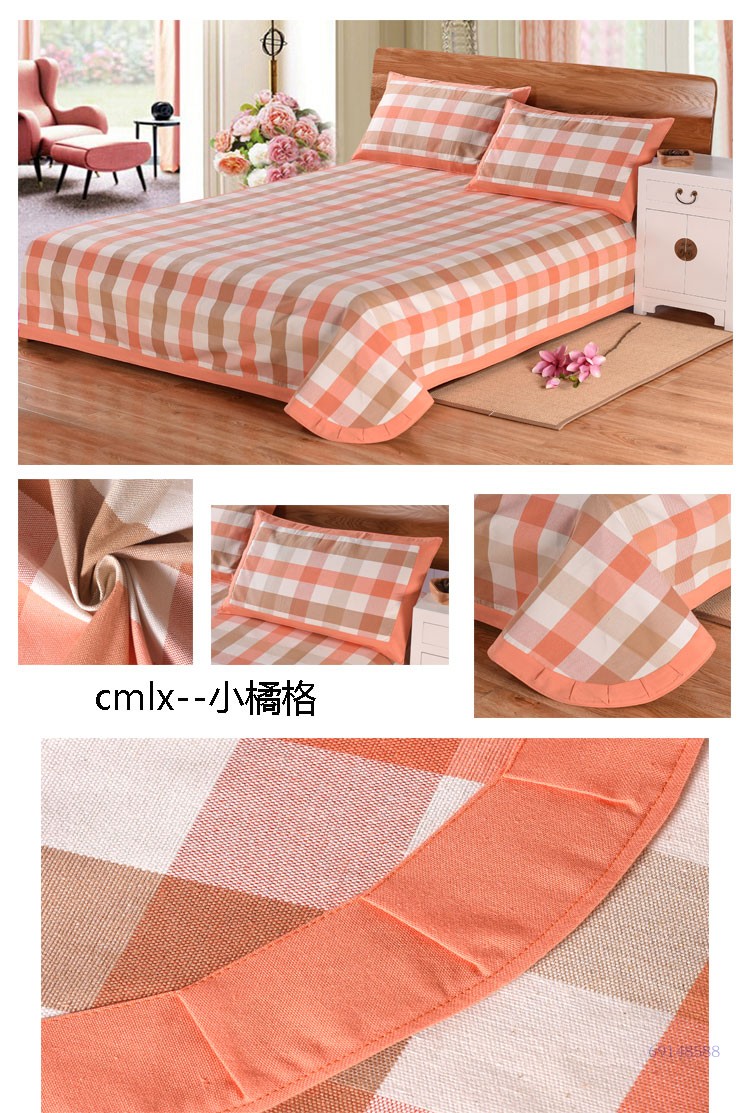 Handmade cotton cũ vải thô mat sheets ba bộ của mùa hè dày mã hóa gấp canvas 1.5 m1.8 m giường