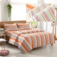 21 sợi cotton Sơn Đông cũ tấm vải thô một mảnh gối ba mảnh cotton mùa hè dày tấm mã hóa tấm trải giường