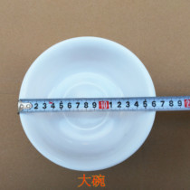 Hengdachang disposable white plastic bowls and spoons hospital disposable tableware patient tableware