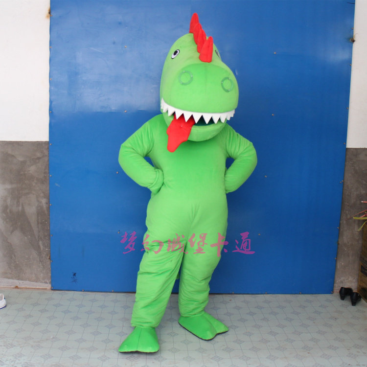 Crocodile cartoon doll costume custom anime mascot people wearing doll walking performance clothing plush headgear props