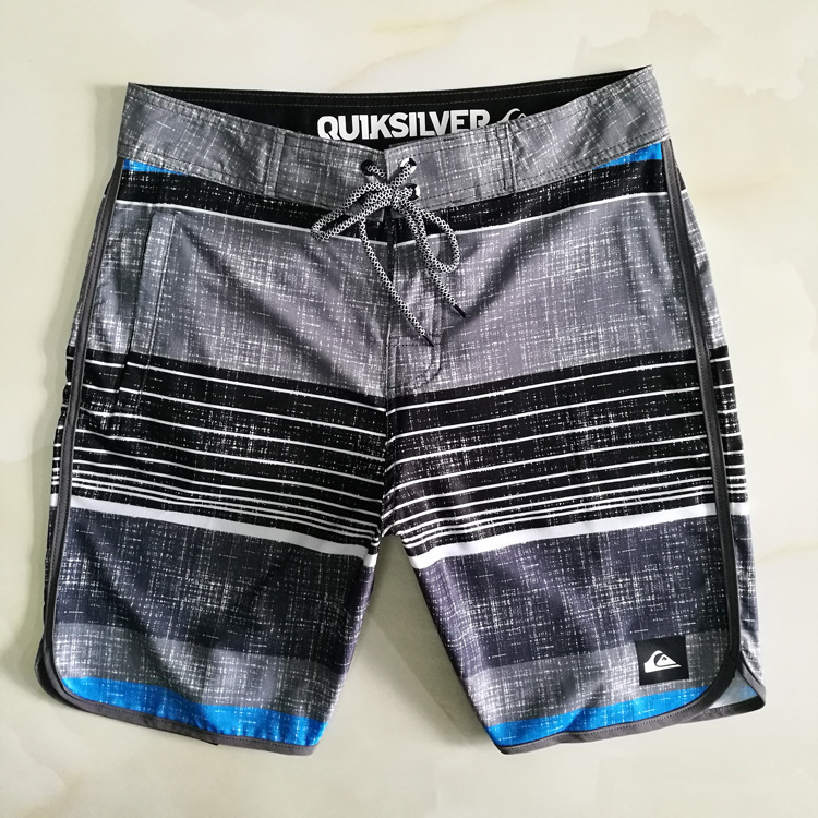 Summer Beach Shorts for Men, Quick-Drying, Loose, Casual, Stretchy, Plus Size, Seaside Swim Trunks, Original Export Model