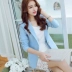 黛 2019 xuân hè mới cho phụ nữ Hàn Quốc thời trang phù hợp với phụ nữ nhỏ - Business Suit vest trắng nữ Business Suit