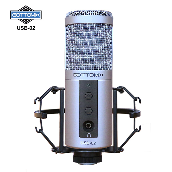 Song Chart USB-02 USB sound card microphone integrated capacitive microphone to be applied with soundtrack radio podcast