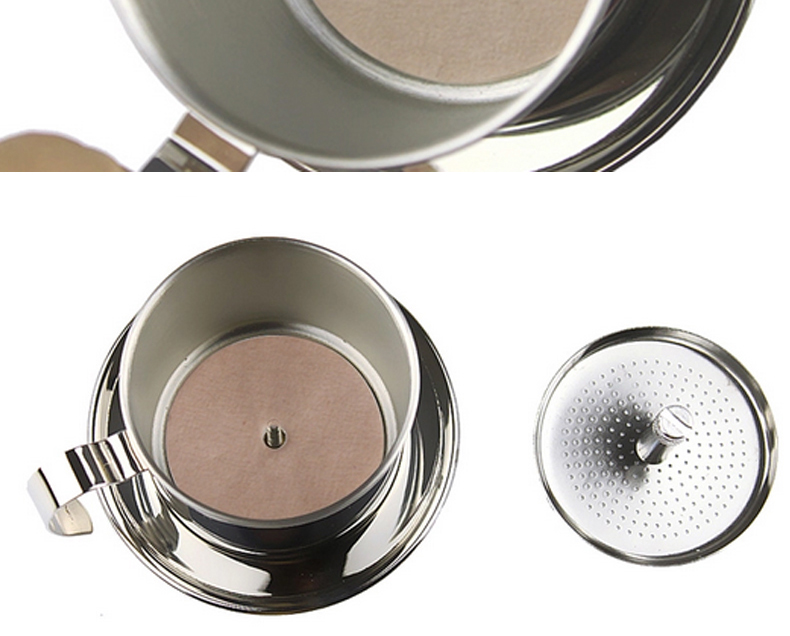 Giấy lọc cà phê CAFEDE KONA Việt Nam nồi 100 miếng giấy lọc sợi gỗ số 6 giấy lọc - Cà phê phin pha cà phê inox