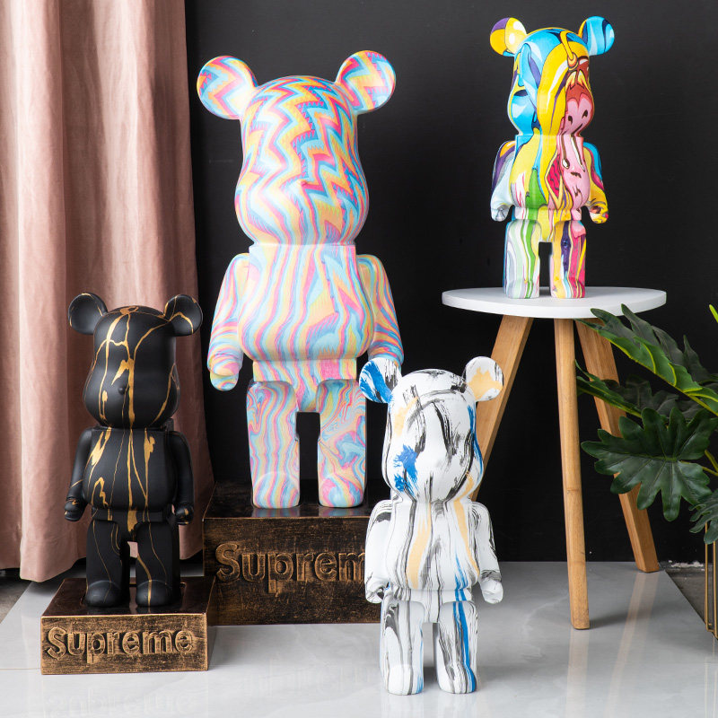 Violent Bear Floor Large Swing Piece Cartoon Network Red Sesame Street Home Decoration TV Cabinet Jo Relocation New Residence Gift Gift-Taobao