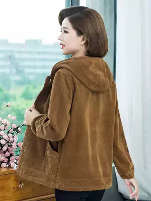 Mother winter coat 2021 new spring and autumn Wick cotton jacket 50 years old women middle-aged and elderly cotton padded coat