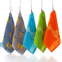 Pure cotton small towels kindergarten children Hanging rubbing hand towels towel wash with face towels without falling hair soft