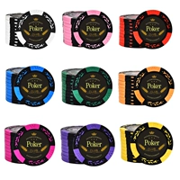Техасская валюта Chip Chip Mahjong Bachel Chess Room Blank и безликие чип -пшеничные уши, чтобы вознаградить монеты