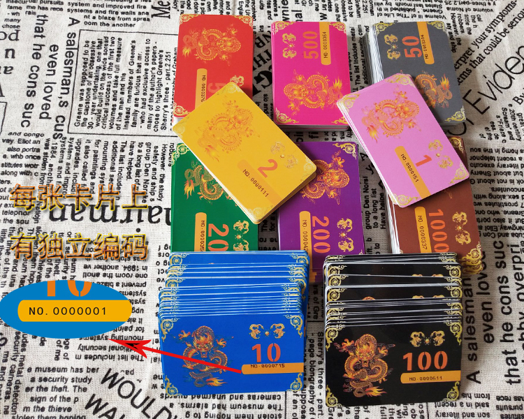 Mahjong Chip Card Phòng cờ vua Mahjong Máy Poker Card Non-chip Thẻ PVC vuông Thẻ nhựa dày - Các lớp học Mạt chược / Cờ vua / giáo dục bộ cờ vua cỡ lớn
