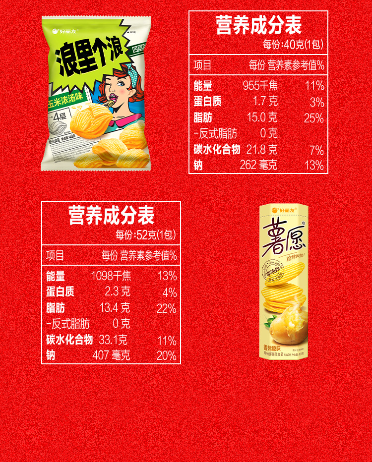 【好丽友】团聚时刻13包零食大礼包