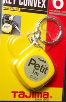 TAJIMA Fields Island Card 1 m Steel Tape Measure Gift Ruler KPS-10 Black Tech