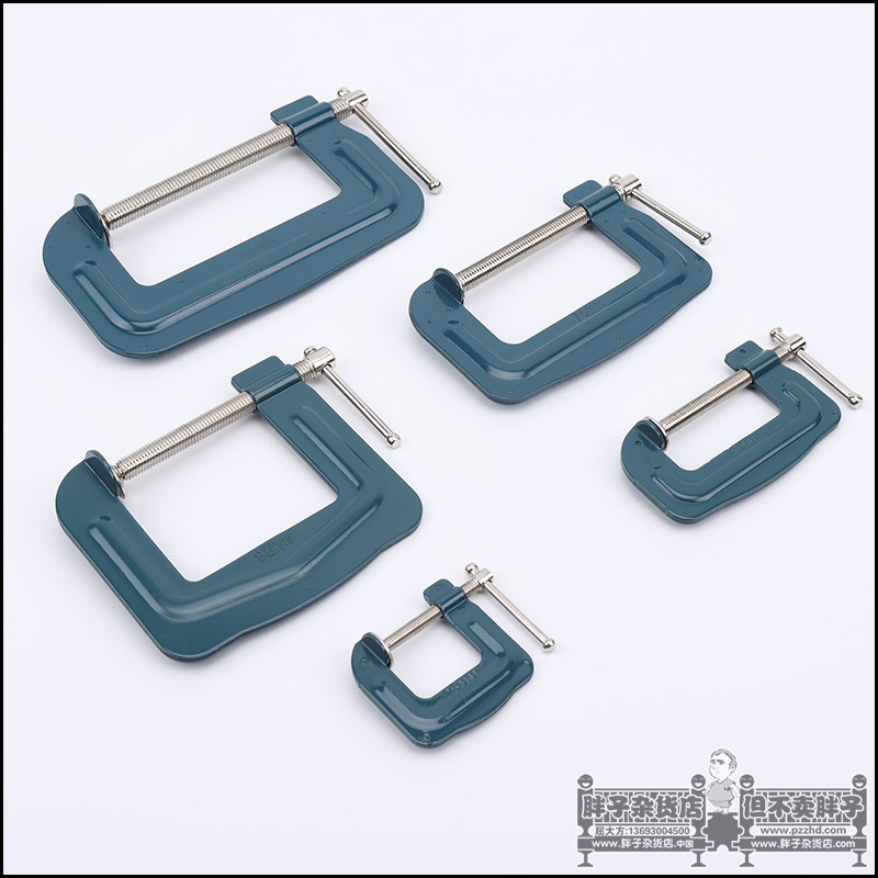 Hand-wound steel sheet G lettuclip woodworking clamp model DIY clip clamping model clamping chubby grocery store-Taobao