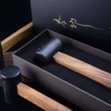 参物 Молоток F3, 2 фунта, железный молоток, установочный молоток с деревянной ручкой, плотницкий врезной и шиповый долото, специальный молоток, японский бочковый молоток