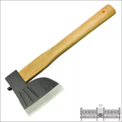 Woodworking axe clip steel SK5 composite steel 3113 Le cut steel pay piece hand axe double-edged axe Fat man grocery store