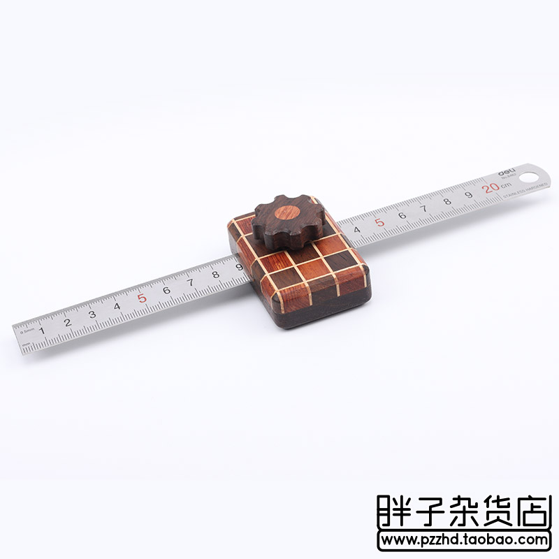 Woodworking piece black sandal pear jigsaw steel ruler positioner block fixed block block