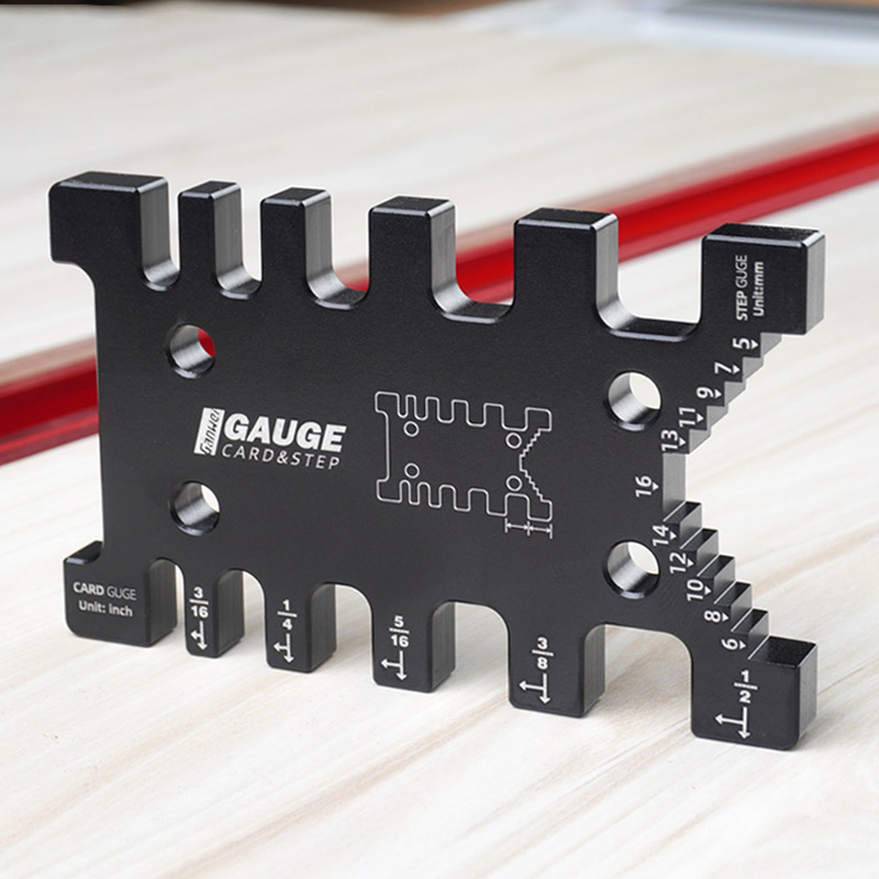 Dare to be the card tenon trimming machine card end mill card gauge push the backer auxiliary tool fat grocery store