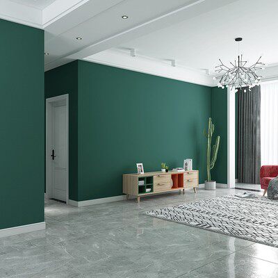 Nordic light luxury wall covering bedroom solid color net red living room dark green whole house background wall modern simple seamless wall covering