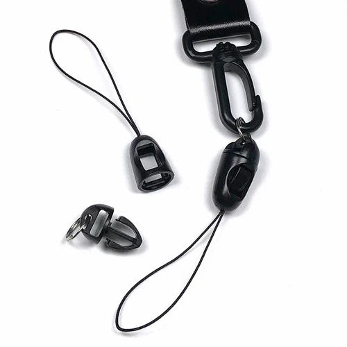 Безопасный съемный черный USB-флеш-накопитель для ключей, леска, мобильный телефон, ремешок, аксессуары, браслет, шнурок-держатель, вожжи поводок, DIY