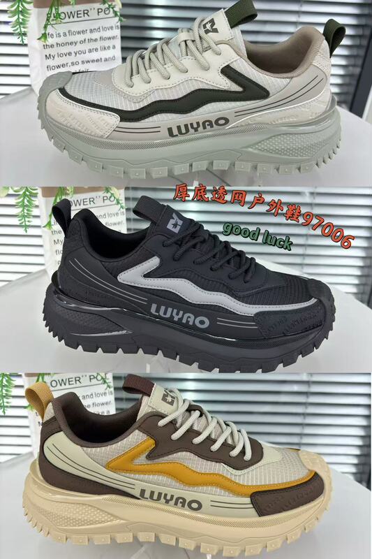 Luyao Men's Shoes 2026 Spring New Flyknit Casual Sports Shoes Fashionable Breathable Versatile Lace-Up Shoes for Men Hot-Selling Shoes Luyao Men's Shoes 2026 Spring New Flyknit Casual Sports Shoes Fashionable Breathable Versatile Lace-Up Shoes for Men Hot-Selling Shoes