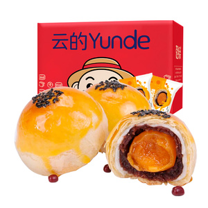 【6枚装】爱乡亲蛋黄酥月饼麻薯320g