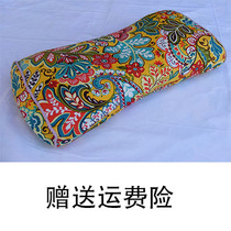 Whole buckwheat shell leather pillow traditional cotton old coarse cloth bone pillow lumbar pillow health care cervical spine pillow adult students hard