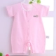 Babyiesies cotton ngắn tay nam và nữ quần áo trẻ em mùa thu và mùa đông đồ ngủ mỏng quần áo sơ sinh romper mùa hè