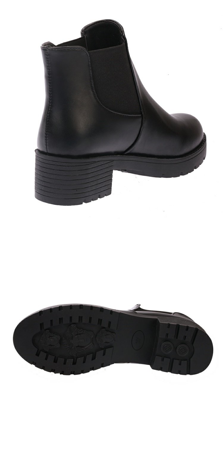 2018 mới bốt ngắn nữ Martin boot retro sinh viên Anh với đầu tròn dày với ống ngắn ống đơn mùa xuân và mùa thu thủy triều giày boot nữ cổ cao hàng hiệu