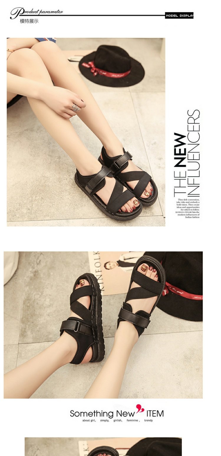 Dép đi biển mùa hè cho nữ 2017 Phiên bản Hàn Quốc của thời trang mới dành cho sinh viên phẳng sandal nữ hàn quốc