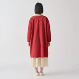 MUJI IDEE Женская однотонная куртка без воротника, пальто Женская одежда
