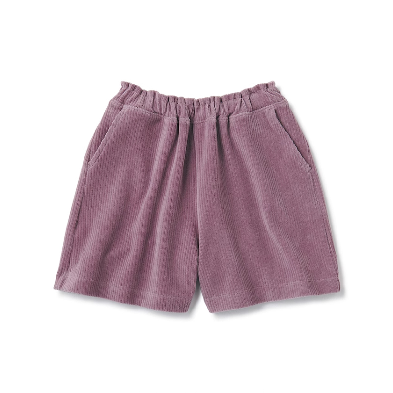 Muji Big Kids Knitted Corduroy Skirt Pants Shorts Casual Pants Children's Clothing