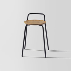 Низкая табуретка 无印良品 muji 钢脚矮凳