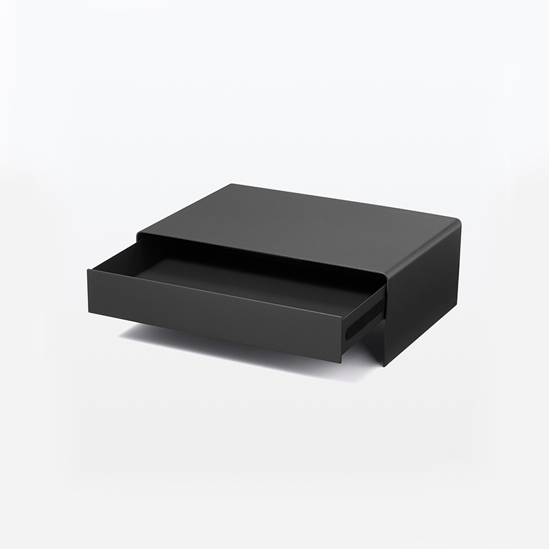 Muji Steel Monitor Stand with Drawer Storage Rack Desktop Organizer
