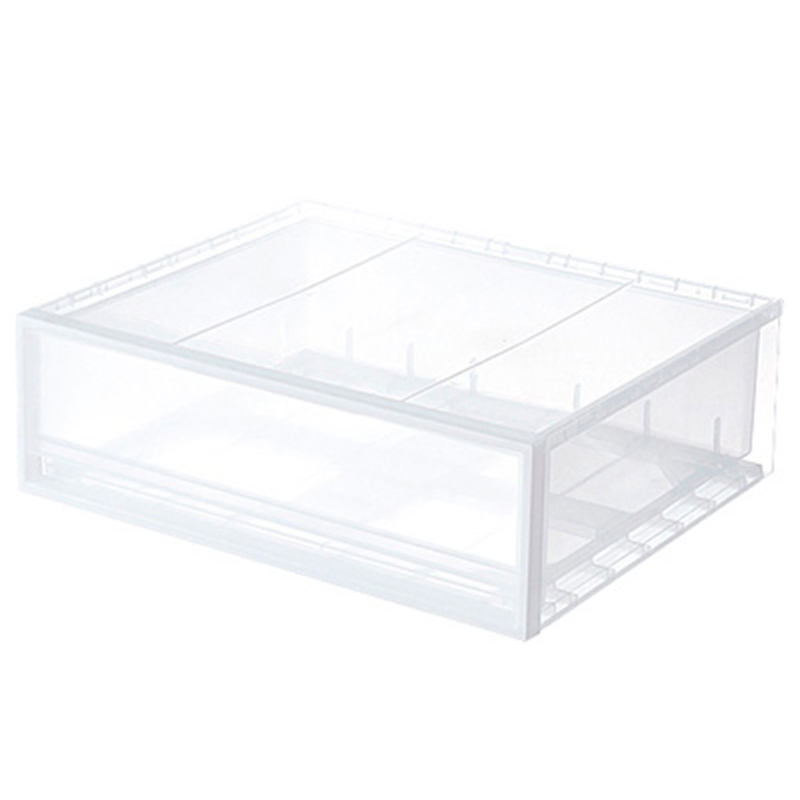 MUJI PP container box drawer type wide - width type