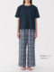 Muji Women's Double-Layer Gauze Cotton Loungewear Set Women's Pajamas Women's Style 25Th Summer