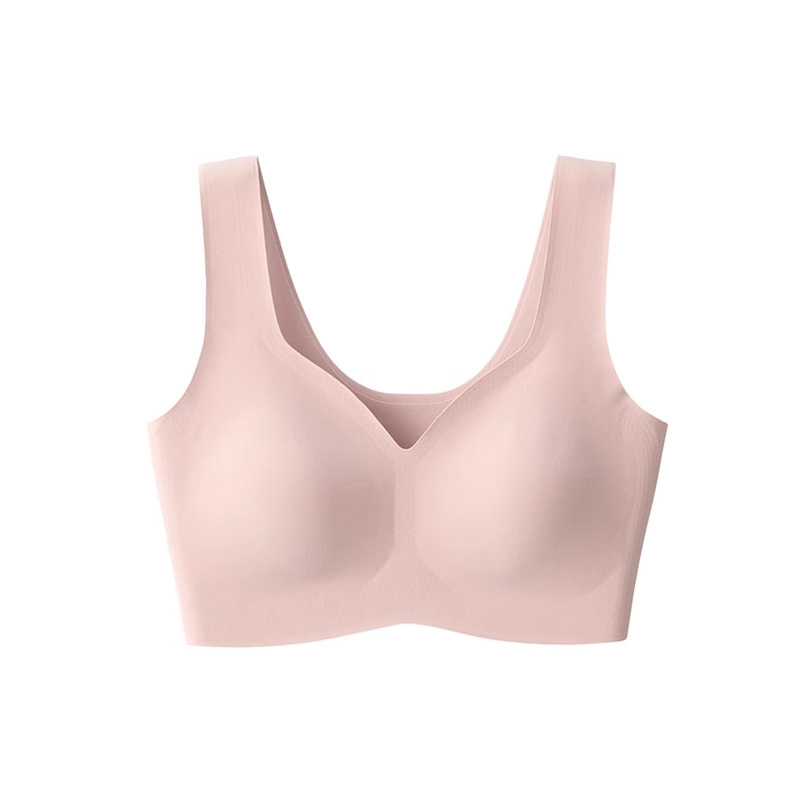 Muji Women's Seamless Vest-Style Bra Underwear