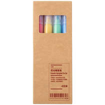 No-print good products MUJI peut essuyer un costume de stylo fluorescent