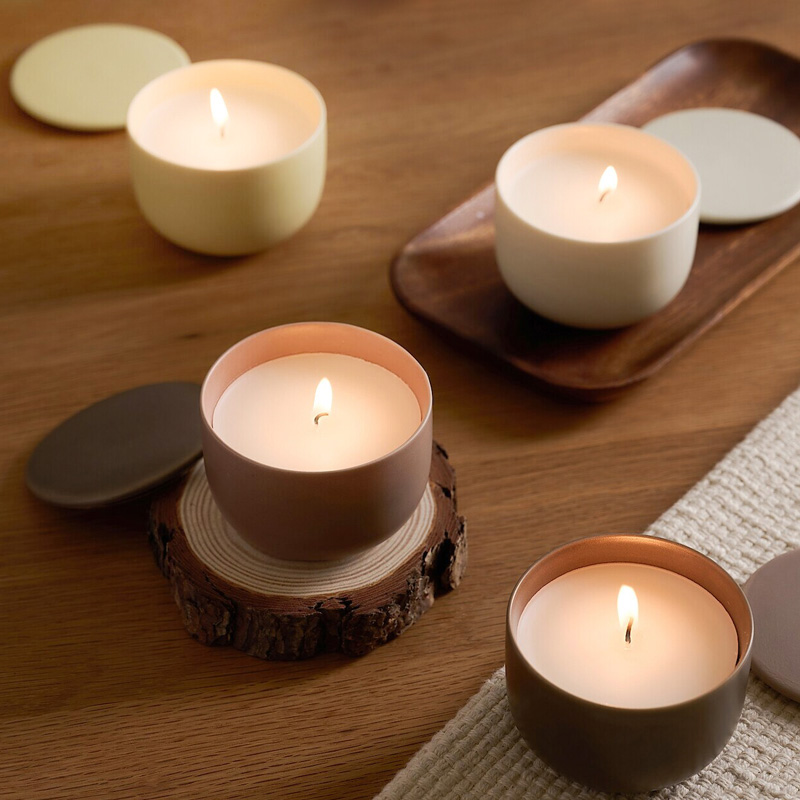 Unstamped Good Pink MUJI SCENTED CANDLE SCENTED LAVENDER FAMILY ROOM-Taobao